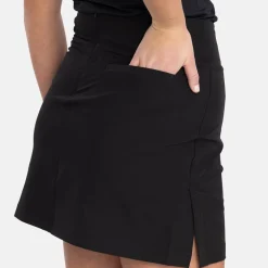 Bogeys & Birdies W Woven Stretch Skort Svart Black Outlet