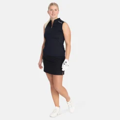 Bogeys & Birdies W Woven Stretch Skort Svart Black Outlet