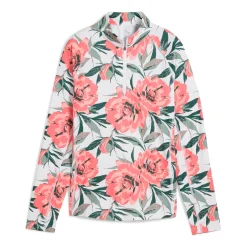 Puma W You-V Beautiful Game 1/4 Zip White-Glow-Peach-Frost Online