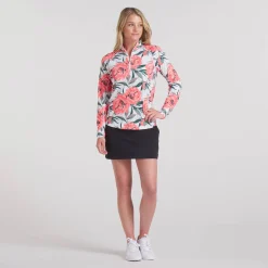 Puma W You-V Beautiful Game 1/4 Zip White-Glow-Peach-Frost Online