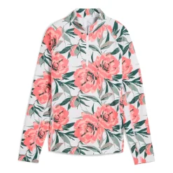 Puma W You-V Beautiful Game 1/4 Zip White-Glow-Peach-Frost Online