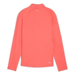 Puma W You-V Solid 1/4 Zip Peach-Frost Sale