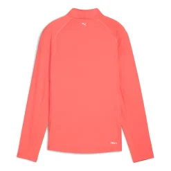 Puma W You-V Solid 1/4 Zip Peach-Frost Sale