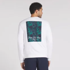 Puma X Ptc Gitch Graphic Crew White Glow Hot