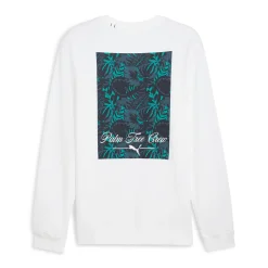 Puma X Ptc Gitch Graphic Crew White Glow Hot