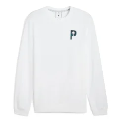 Puma X Ptc Gitch Graphic Crew White Glow Hot