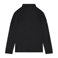 Callaway Youth Ls 1/4 Zip Hex Fleece Svart Caviar Outlet
