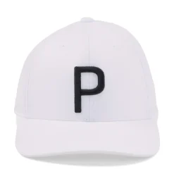 Puma Youth P Cap White Glow- Black Sale
