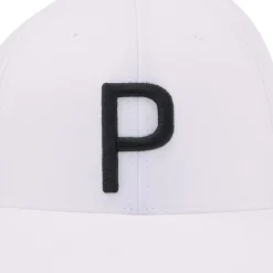 Puma Youth P Cap White Glow- Black Sale