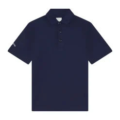 Callaway Youth Unisex Solid Polo Blå Peacoat Outlet