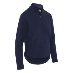 Callaway 1/2 Zip Quilted Knit Blå Peacoat Discount