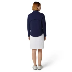 Callaway 1/2 Zip Quilted Knit Blå Peacoat Discount